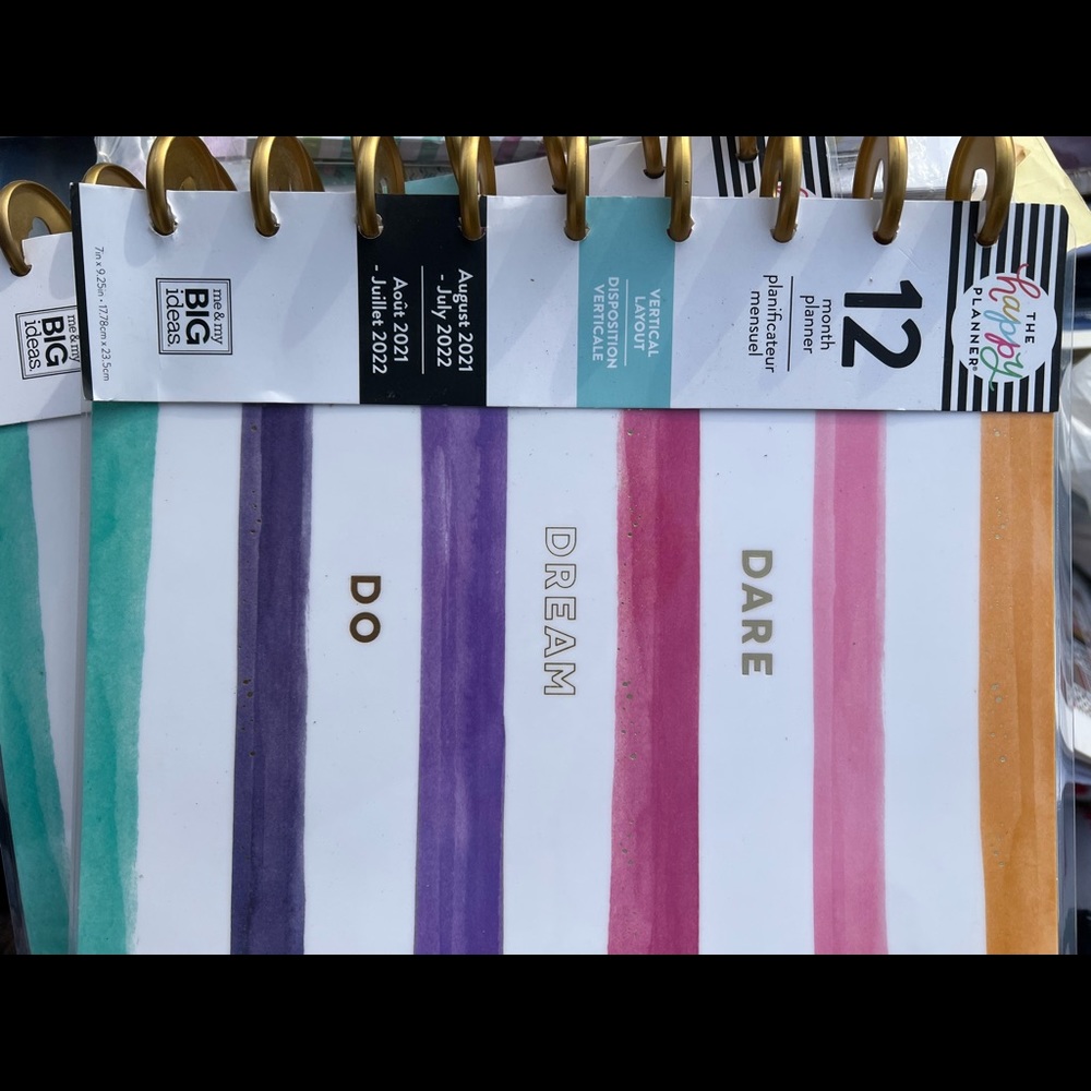 Happy Planner 12mo Classic planner8/21-7/22